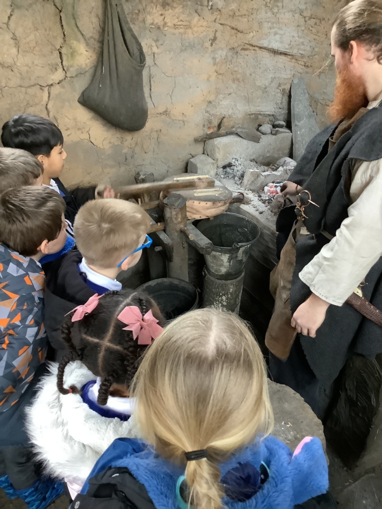 Whipton Barton pupils exploring saxon times