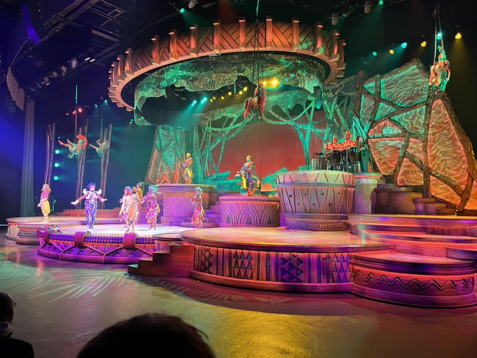 Picture of a show at Disney Land Paris 