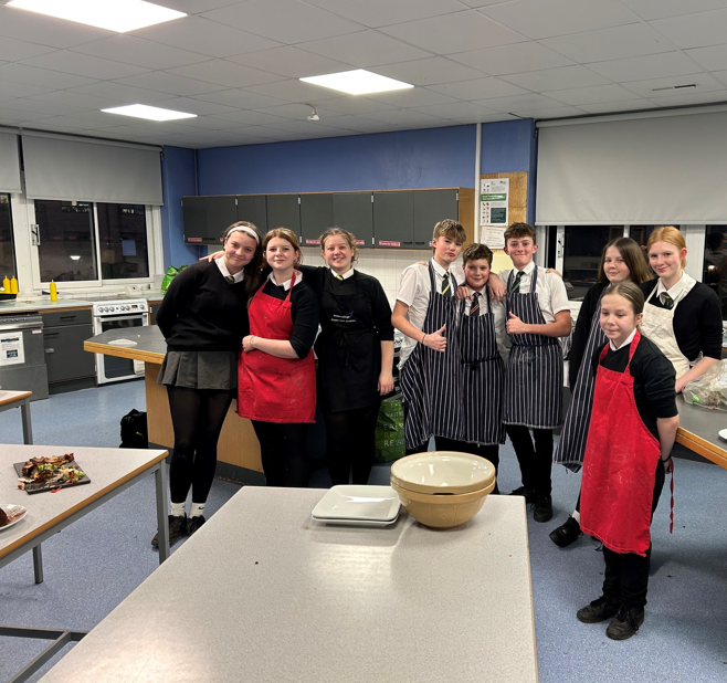 Sidmouth Students at Competition in Rotary’s Young Chef Challenge