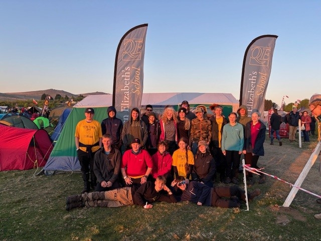 QE students at Ten Tors