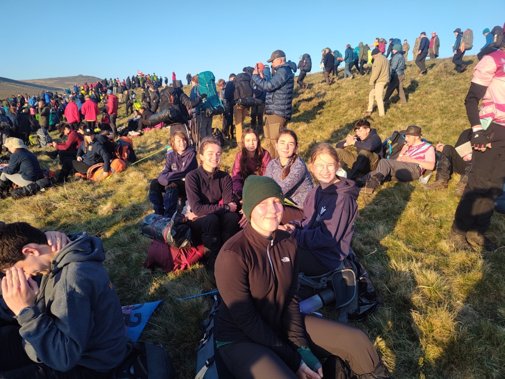 Isca Students at the start of the Ten Tors