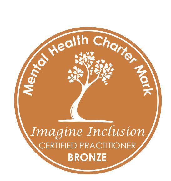 Mental health charter mark bronze award logo