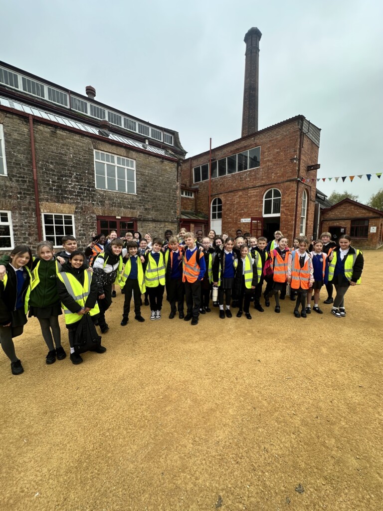 Whipton pupils outside Cold Harbour