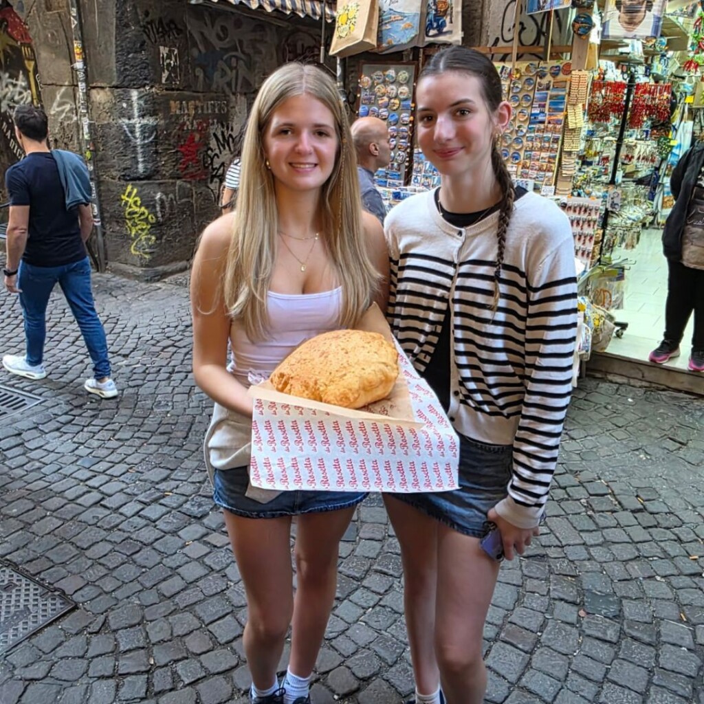Queen Elizabeth's students exploring the taste of Italy