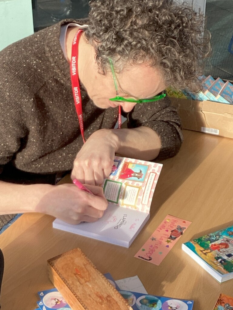 Alex Milway signing book
