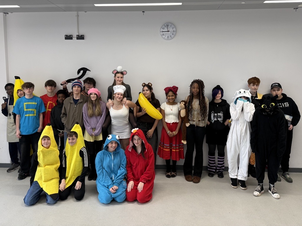 Cranbrook Students dressed in their World Book Day costumes