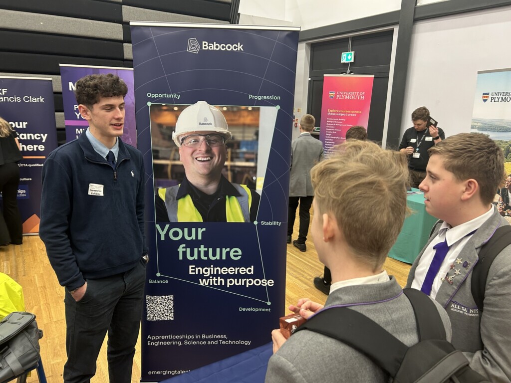 international-defence-company-babcock-attending-the-all-saints-academy-careers-event