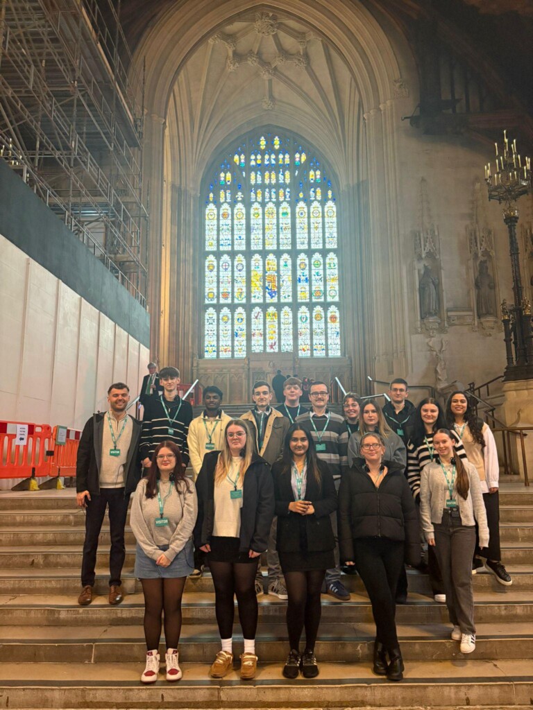 Marine Academy Plymouth Students on their visit to Parliament