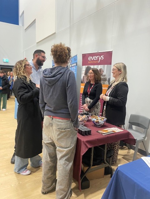 The Everys Stand at Exmouth College Careers Fair