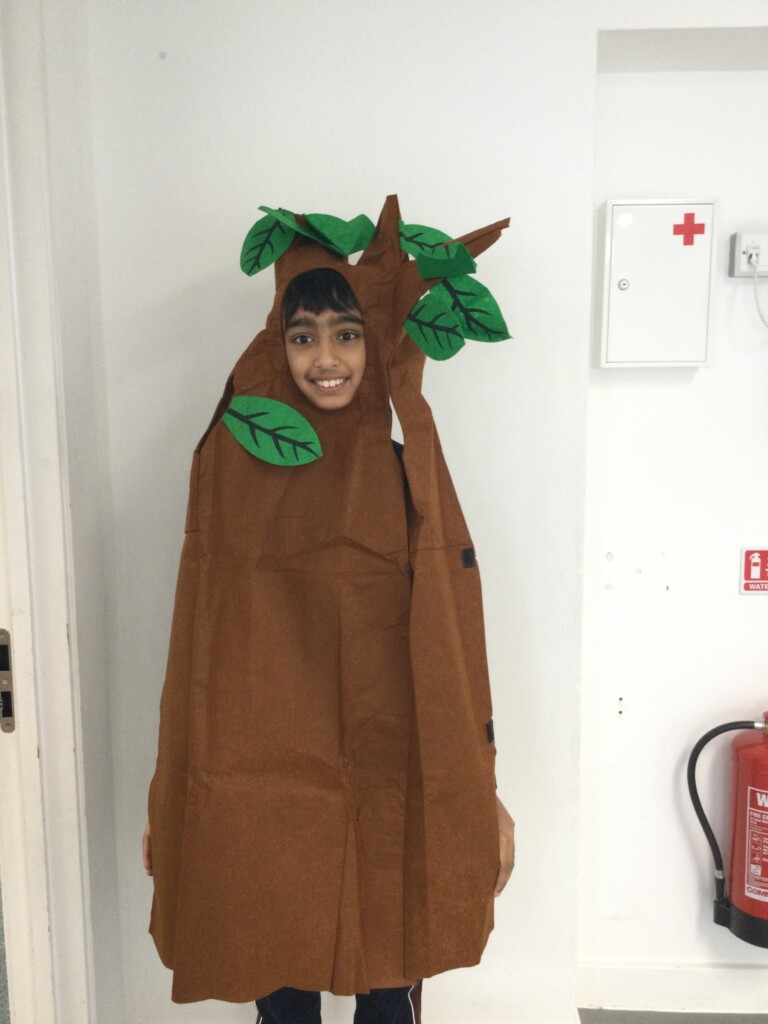 student at whipton barton federation dressed up for world book day.