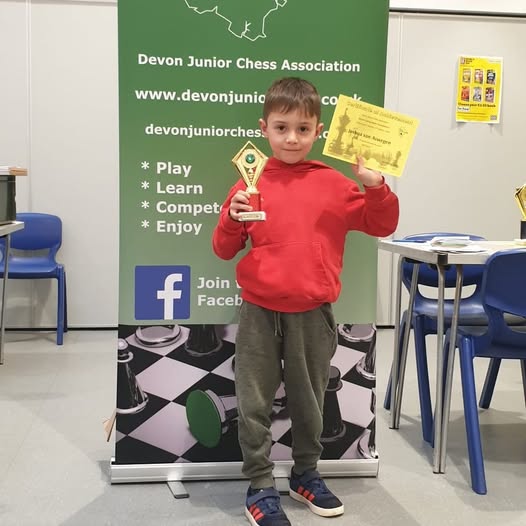 Budding chess master Joshua