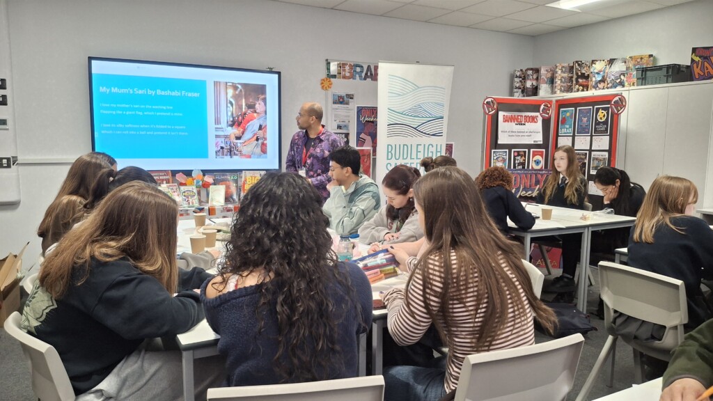 Dean Atta discusses the art of Storytelling with students