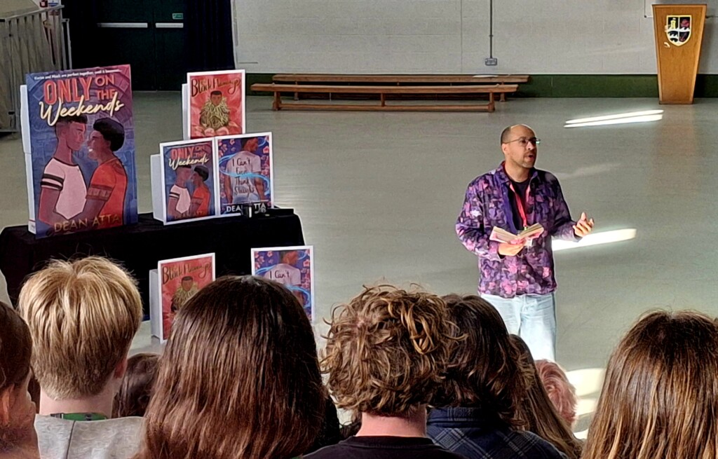 Dean Atta Speaking to Exmouth students