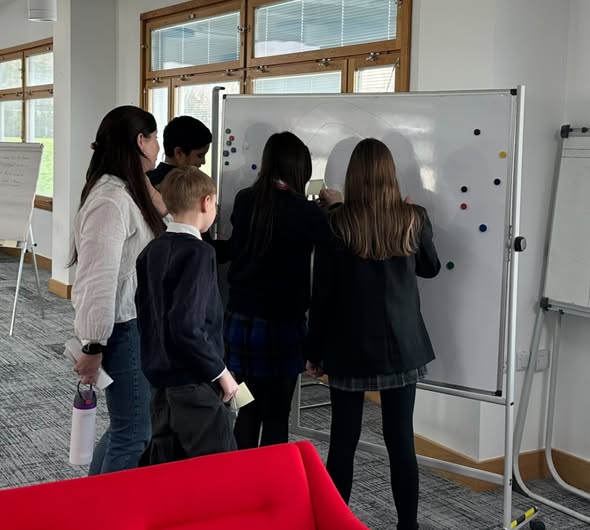 students share their ideas for improving climate education