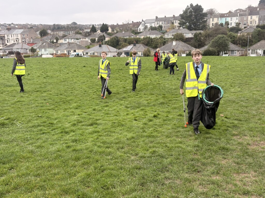 the schools eco-committee in action