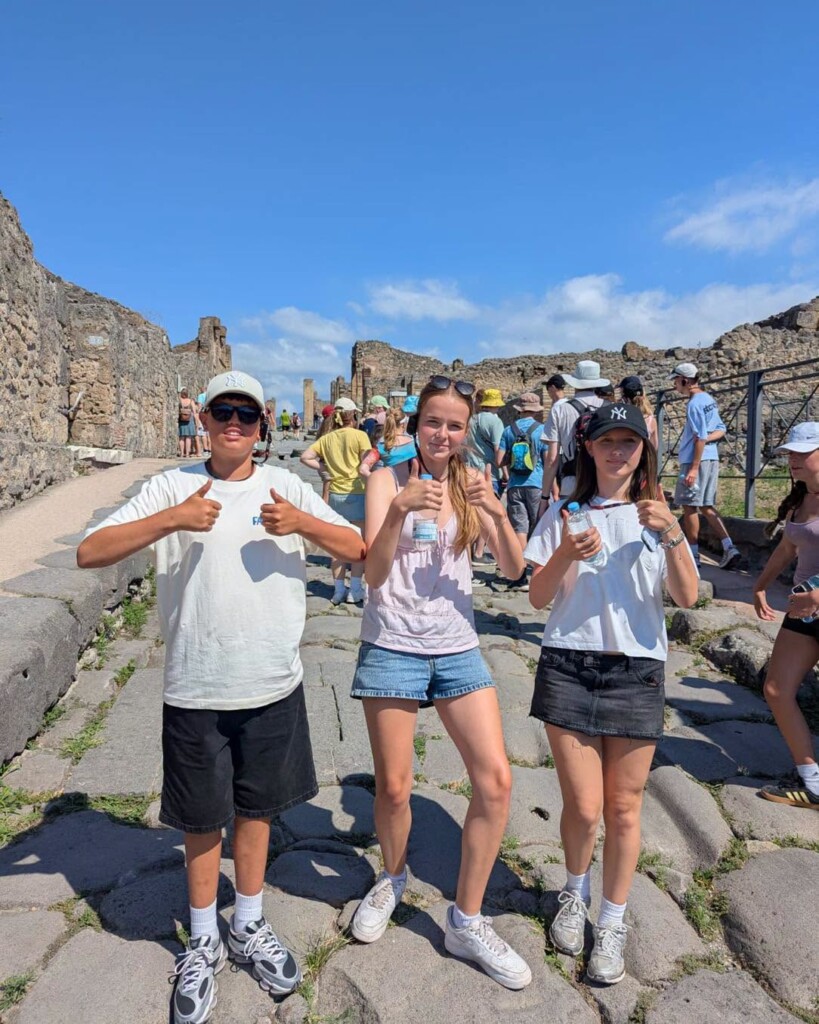 Students posing for a photo