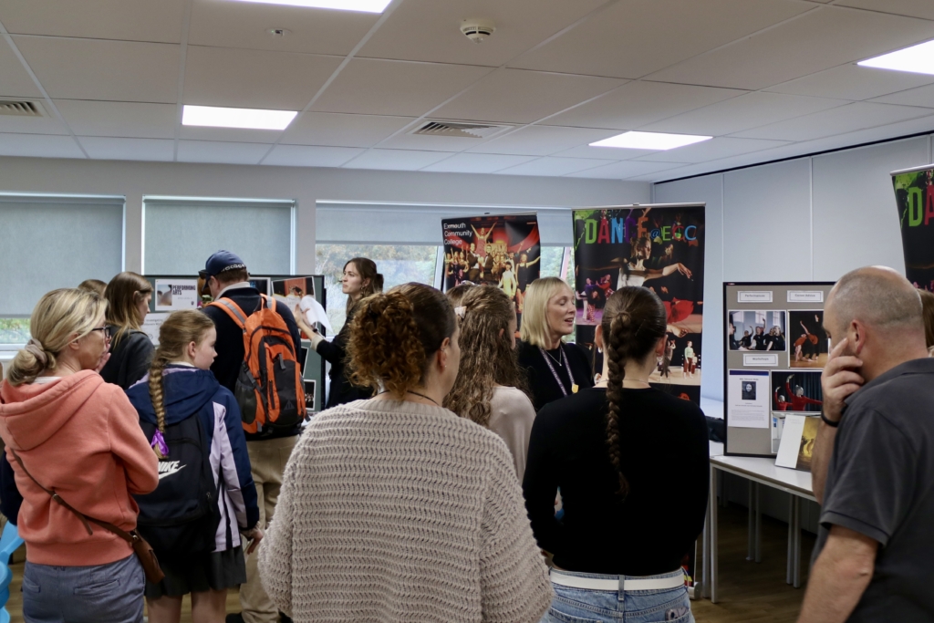 Attendees at the open evening